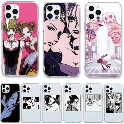 TPU Soft Phone Case For iPhone 11 Pro Max 7 6 6S 8 Plus XR X XS SE 2020 Couqe For iPhone 12 Pro Mini Max Anime NaNa osaki Funda