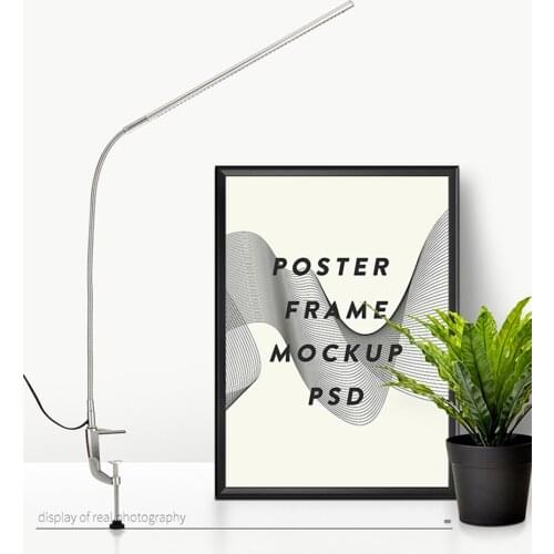 Table Lamp LED Eye Protection Table Lamp Tattoo / Beauty / Nail Makeup Shop Table Lamp 360 Degrees Silver Light