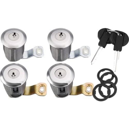 NEW-4Pcs Car Barrel Door Locks Keys Set 252522 9170.G3 for Peugeot Partner Citr0En Xsara 1996 - 2007