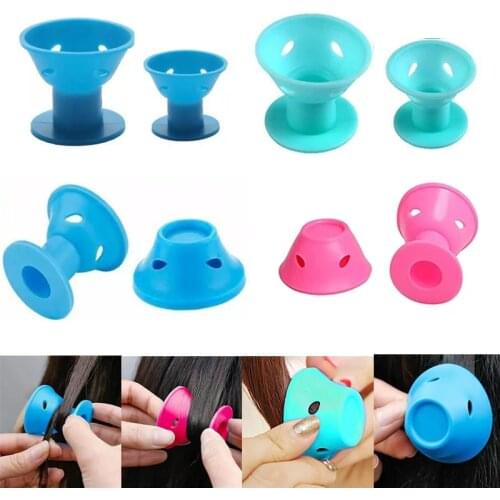 Silicone Magic Hair Curlers Hair Care Rollers Soft Rubber Twist Hair No Heat Clip Sleeping Curling Styling Natural Curls DIY