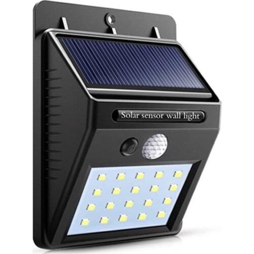 LED Solar Light Outdoor Solar Lamp PIR Motion Sensor Solar Powered Sunlight Street Light for Garden Decoration
