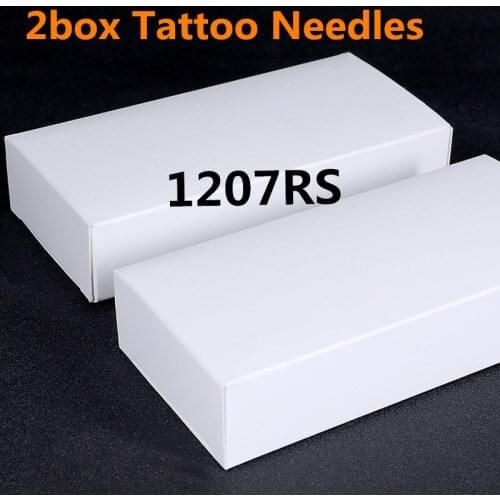 100PCS Professional Tattoo Needles 7RS Round Shaders Sterilize Tattoo Needles Medical Stainless Steel Material