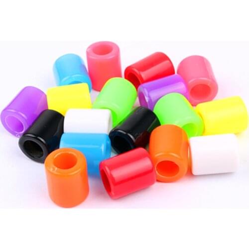 20pcs/lot 10x12mm Mixed Colors Large hole Resin Beads,necklace bracelet Accessories,dreadlocks decoration beads,jewelry making