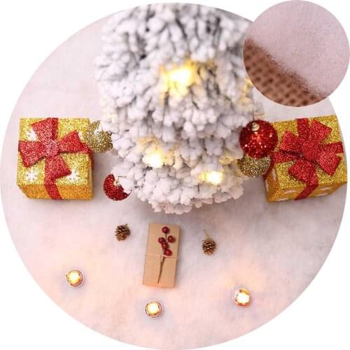 60cm White Christmas Tree Skirts Base Floor Mat Cover New Year Xmas Party Home Decoration Carpet