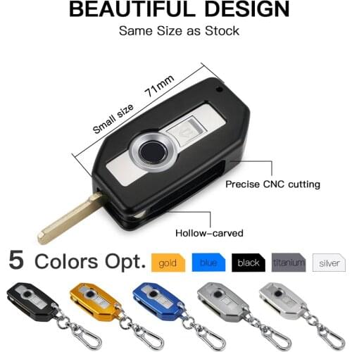 For BMW F750GS F850GS R1200GS R1200RT R1250GS R RS RT Adventure K1600GT K1600GTL Keychain Motorcycle Key Case Key Chain Holder