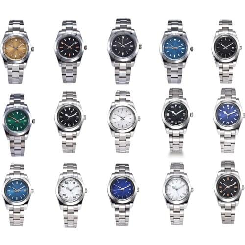 New automatic Mens Watch free shipping fashion Luminous hands 39mm sapphire glass 316L Steel Case and bracelet R3048