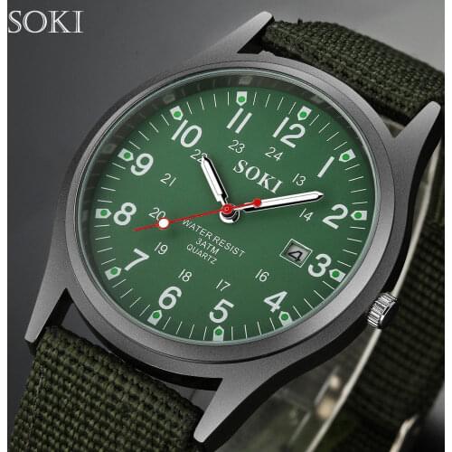 New Men‘s Watch Fashionable Male Multi-function Quartz Wristwatch For Man Calendar Digital Sports Watch 2020 SMKI1128