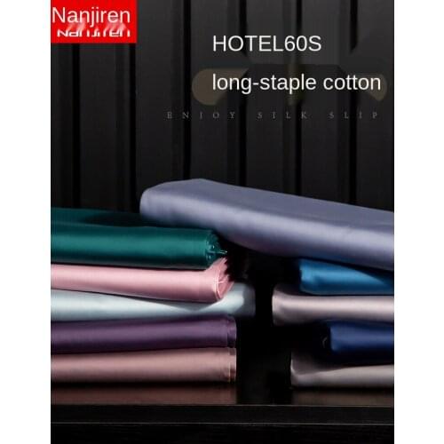 Cotton Long-Staple Cotton Bed Sheet One-Piece Solid Color