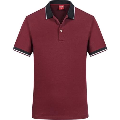 2021 Summer Short-sleeved Polo Shirt Mens Fashion Trend Polo Shirt Casual Slim Solid Color Mens Polo Shirt Mens L-5XL