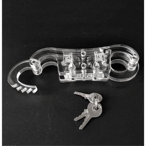 Manyjoy Pretend Play Stainless Steel Thumb Cuffs with Key Bondage Lock Metal Handcuffs Slave Restraint BDSM Sex Toys for Couples