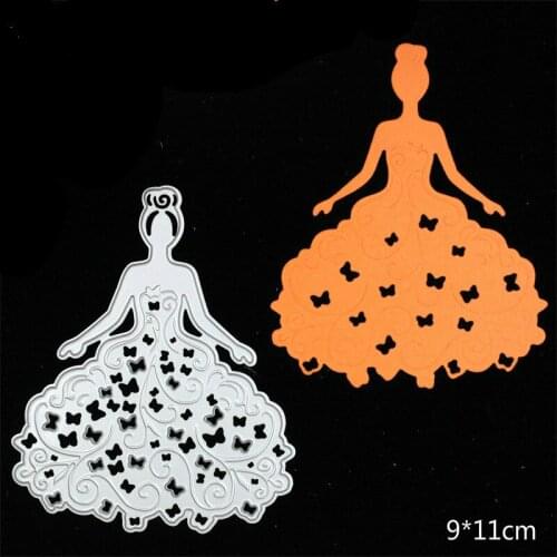 Princess Beauty Metal Cutting Dies Stencil for DIY Scrapbooking Album Embossing Paper Cards Deco Crafts Die Cuts