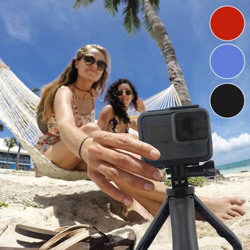 Gosear Mini Tripods Shorty Handgrip Extension Pole Extendable Monopod Tripod Selfie Stick for SJCAM Xiaomi Yi Gopro Hero Cameras