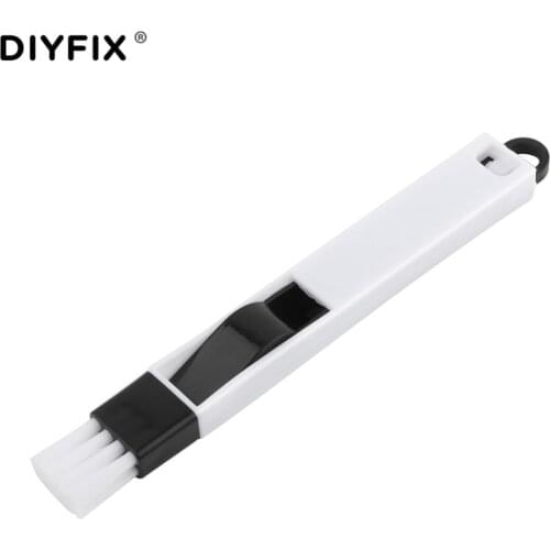DIYFIX Multipurpose Dust Brush with Dustpan Folding Nylon Cleaning Brush for Keyboard Nook PCB Repair Soldering Tools Set