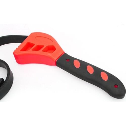 Multi Function 500mm Non-slip Adjustable 6in Belt Spanner Universal Rubber Strap Tire Accessories