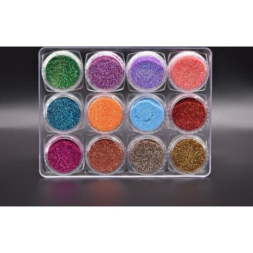 Glitter Powder Sets Kits Glitter Nails Manicure Dipping Powder Nail Supplies Set Ongle Nail Design Decoracion Uñas Для Ногтей