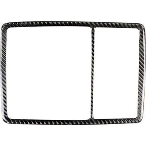 Front Reading Light Sticker Waterproof 5D Texture Design Black Self-adhesive Car Light Trim for Lexus RX300 270 200T 450H 2016-2