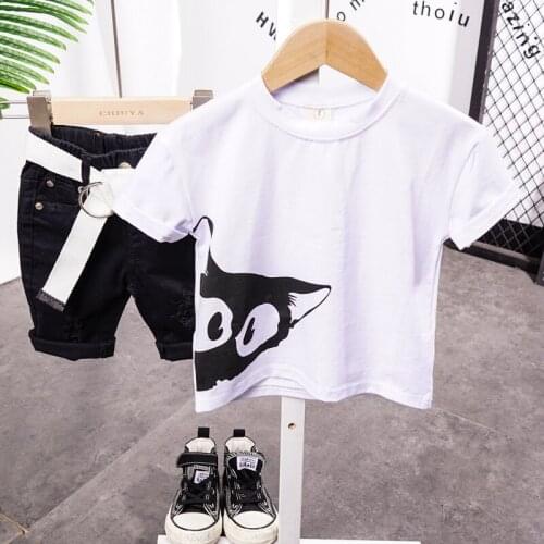 2020 Summer New Childrens Boys Clothing Toddler Boys Short Sleeve Cotton T Shirt Kids Fashion Casual Top Tees Boys Pullovers