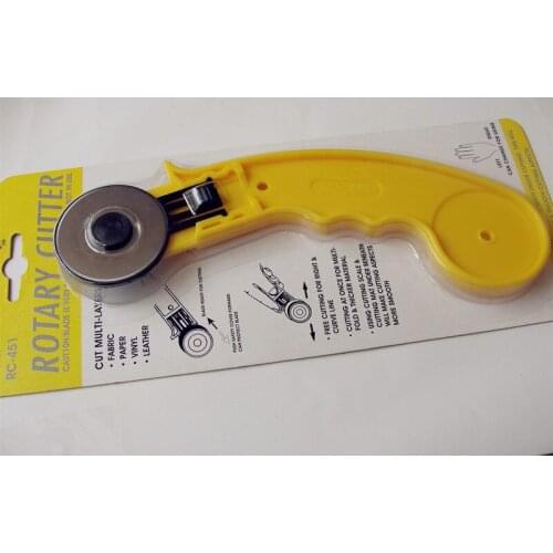 Cloth cutting Knife. Stitching tailor cutting cloth curved knives 45mm # RC-451