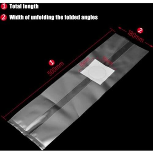 100Pcs PVC Mushroom Grow Bag Spawn Media Grow Substrate High Temp Pre Sealable Garden Supplies