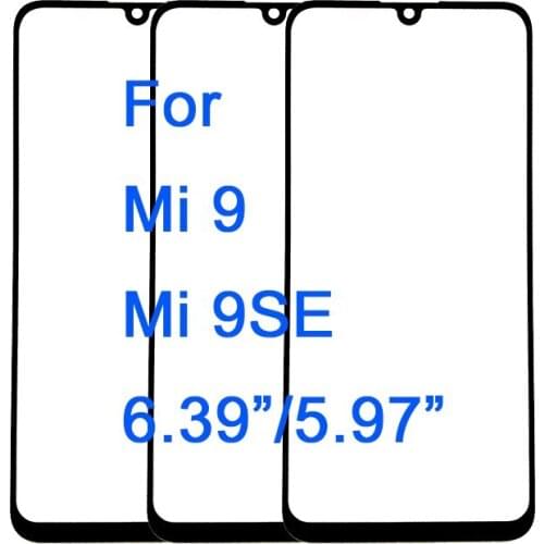10PCS Touch Screen Panel For Xiaomi MI 9 MI9 SE Front Outer Glass Lens Touchscreen NO LCD Mi9 Mi9SE Glass Lens Replacement