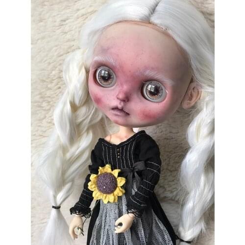 Blythes size doll wig in the foaming wig imitation horse hair doll silk multi-color optional doll accessories