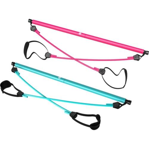 Pilates Yoga Pulling Rope Bar Exercise Fitness Yoga Multifunctional Chest Expander Arm Puller Resistance Band Dropshipping