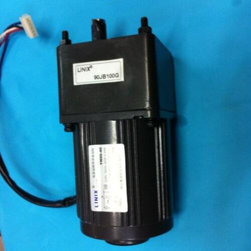 Stepless speed regulation 5 lines Adjustable speed LINIX Gear reducer motor 90JB100G YN90-40 Deceleration new original 220V