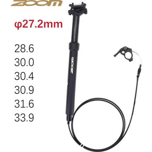 Zoom Dropper Seatpost 27.2 mm Height Adjustable seat post Internal Routing 80mm Travel MTB bike dropper 28.6 30 30.4 30.9 31.6