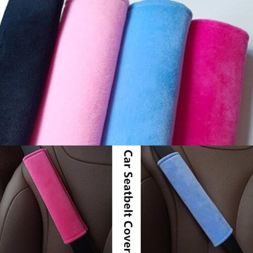 Multi-Colored Car Shoulder Covers Cushion Adults Kids Auto Seat Belt Pad Safety Automobiles Seatbelt Mat Car Interior Decoration