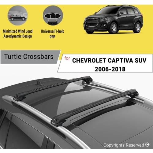 ROOF BARS FOR CHEVROLET CAPTIVA SUV 2006-2018 ALUMINUM ALLOY SIDEBARS CAR ROOF RACK LUGGAGE CARRIER CROSSBAR