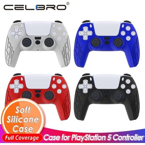 Silicone Case for Playstation 5 Ps5 Controller Shell for Ps5 Silicone Controller Cover Fundas Non-slip Case Cover for Ps5 Cover
