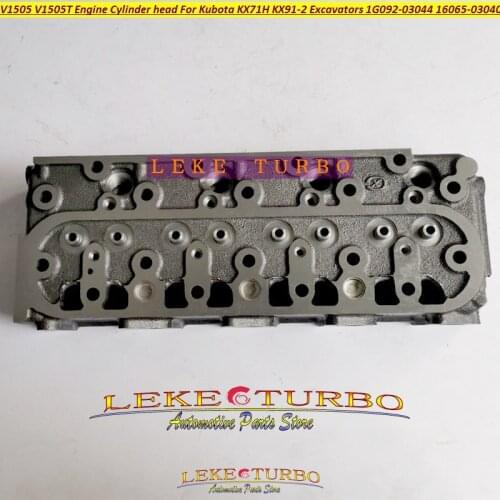 V1505 Cylinder head For Kubota KX71H KX91-2 Excavator V1505T Engine 1G092-03044 16065-03040 1G092 03044 1G09203044 1606503040