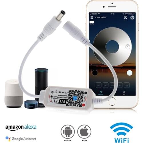 Magic Home Wifi Sigle Color LED Controller DC 5-28V For DC12V 24V Sigle Color LED Strip Light