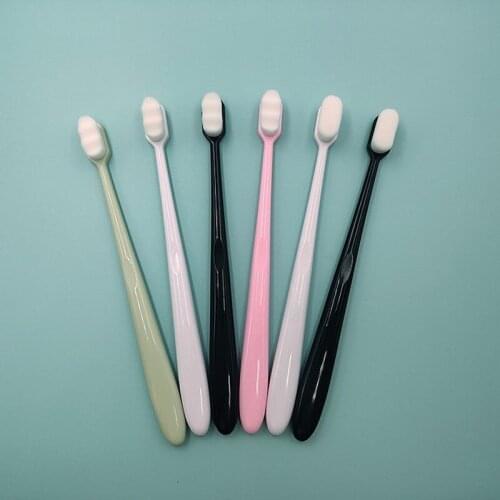 1PC Ultra-fine Soft Toothbrush Million Nano Bristle Adult Tooth Brush Teeth Deep Cleaning Portable Travel Dental Oral Care Brush