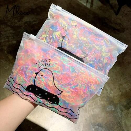 1000pcs/50pcs Colors Girls Scrunchies Elastic Hair Band Kids Hair Accessories for Women Hair Tie Baby Hair Ring Rope Headwear
