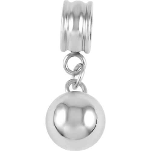 316L Stainless Steel Memorial Jewelry Heart B Beads for Ashes Remembrance Funeral Urn Jewelry Charm