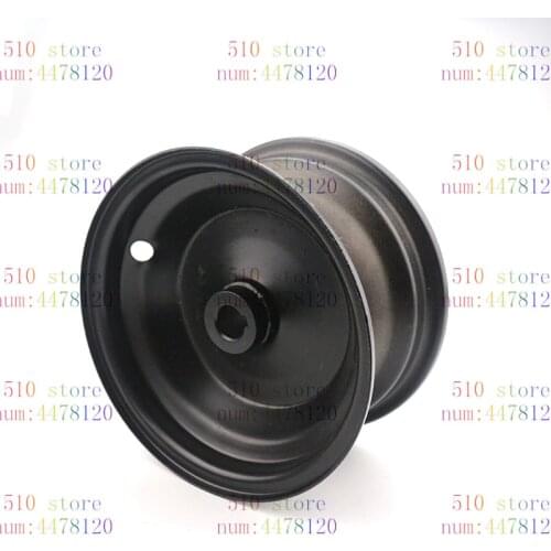 Aluminum black Motorcycle Tuning Parts ATV 6 inch front wheel rims hoops 145 / 70-6 ATV tire rims