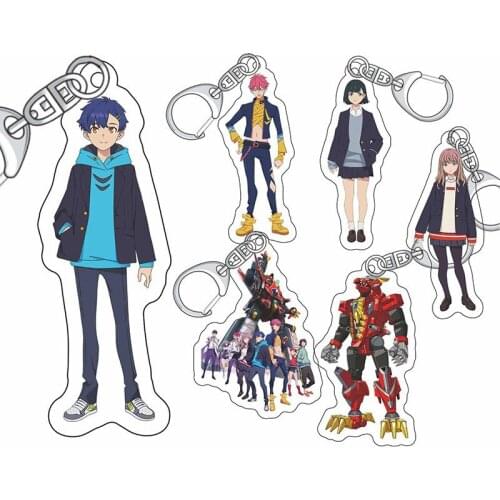 Anime SSSS.DYNAZENON Gauma Asanaka Yomogi Minami Yume Acrylic Figure keychain Keyring Decoration Collection Model Toy Gifts