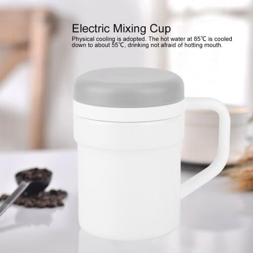 Automatic Stirring Electric Coffee Milk Mixing Cup Cooling Mug Self Stirring Smart Milk Lazy Cup for Car Travel Home Office