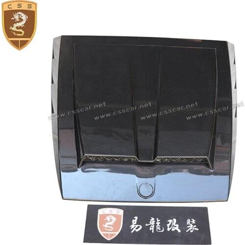 CSSCAR HOT SALE dry carbon front engine hood for 2018-2021 New Benz G class W464 Upgrade B style carbon fiber black bonnet cover