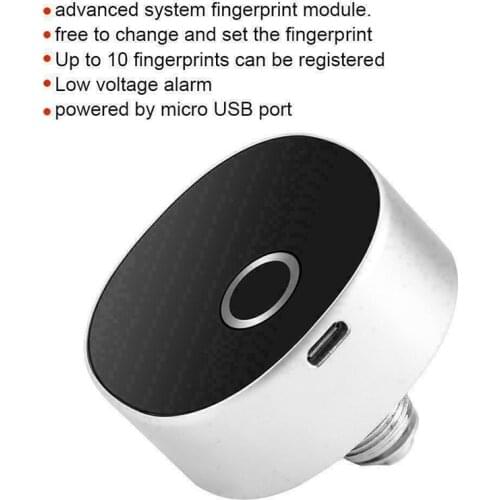 1Pcs Electronic Lock Wooden Cabinet Smart Fingerprint Door Lock Semiconductor Fingerprint Reader File Office Steel Cabinet Door