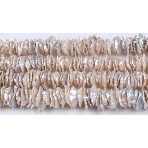 15-16mm Large Size Central Drilled Petal Shape Keshi Pearls Strand For Earrings Or Broochs Decoration