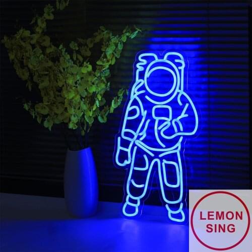 Astronaut Neon Sign, LED Neon, Custom Neon, Light Sign, Space Neon Sign, Customizable Sign, Neon Facia, Neon Sign, Neon For Home
