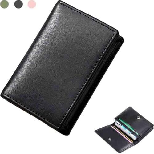 New Wallet Cowhide Leather Multifunctional Short Ladies Fashion Coin Purse Large Capacity Small Fresh Wallet Thin Card Holder