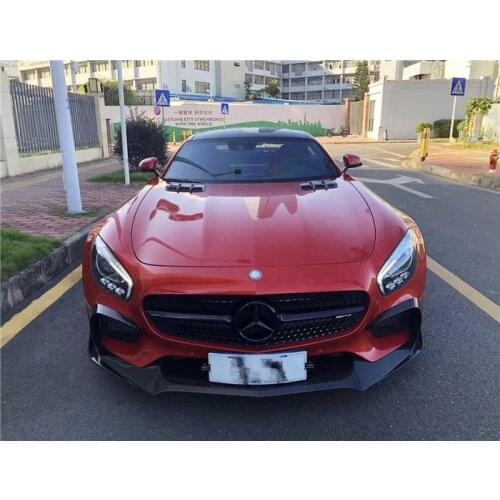 Suitable for Gt Amg Gts Modified Renntech Carbon Fiber Front Side Skirt Lip Tail Rear Spoiler Surround