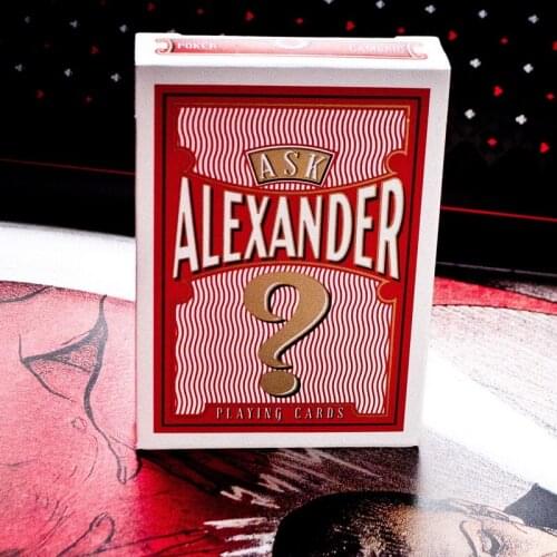 Ask Alexander Deck Playing Cards USPCC Poker Sized Limited Edition New & Sealed Magic Tricks