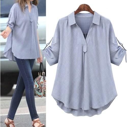 Suofeiman Collar Blouses