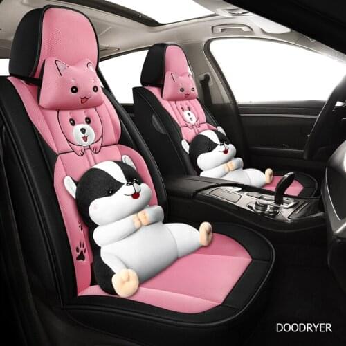 DOODRYER cloth car seat cover For skoda kodiaq rapid spaceback octavia 2012 fabia 2 felicia KAROQ accessories seat covers