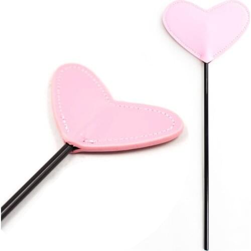 The Heart Tip Crop Whips fantasy Pleasure tickler paddle cosplay game Slave BDSM sex toys for couples beginner bondage spank