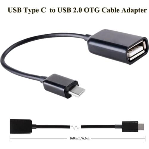 USB-C 3.1 Type C to USB 2.0 OTG Cable for Google Nexus 6P 5X /LG V20 G5 /Oneplus 3T Oneplus 3/Elephone P9000 M3 /Chuwi Vi8 Plus